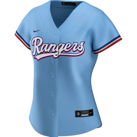 women's texas rangers nike light blue alternate replica team jersey|texas rangers baseball jersey.